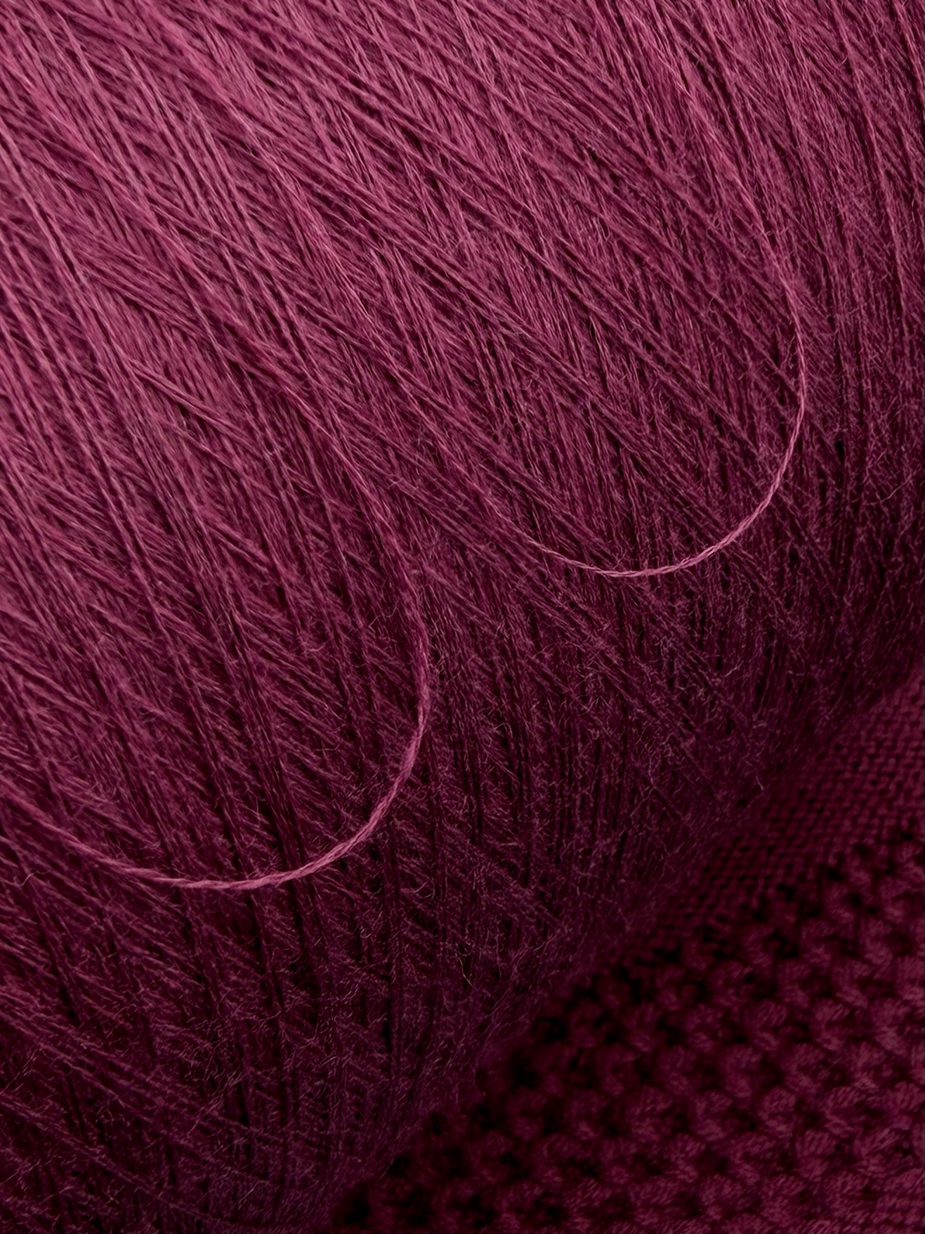 Biagioli Modesto Cashmere 30 – Fil cachemire mérinos 2/36 Bordo 140092